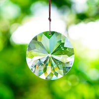 YU FENG 85mm Függő Kristály Prizma Suncatcher Ablakdísz Szivárvány Fénytörő 7