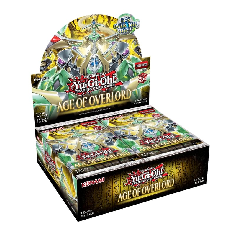 Yu-Gi-Oh! Age of Overlord Display 25th Anniversary 1. kiadás EN nyelvű kártyacsomag gyűjtői kiadvány