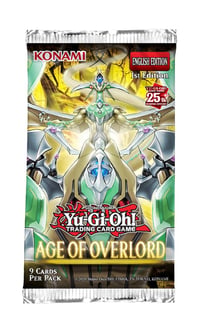 Yu-Gi-Oh! Age of Overlord Display 25th Anniversary 1. kiadás EN nyelvű kártyacsomag gyűjtői kiadvány 3