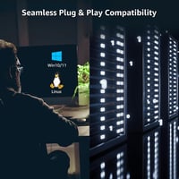 YuanLey 10G PCIe Hálózati Kártya Marvell AQC113 Vezérlővel, 10Gb Ethernet Adapter RJ45 Csatlakozóval, Windows 10/11 és Linux Kompatibilis 7