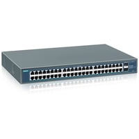 YuanLey 48-portový Gigabit PoE Switch 800W 2 SFP Uplink Sieťový Prepínač Rack Mount Kovové Šasi Ethernet Rozbočovač 1