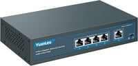 YuanLey 5 Portos Gigabit PoE Switch 4 PoE+ Port 78W Beépített Tápegység Ventilátormentes Hálózati Kapcsoló 1