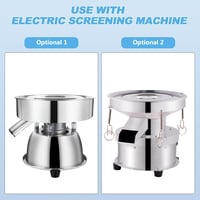 YUCHENGTECH 40 Mesh 304 Rozsdamentes Acél Szita Elektromos Vibrációs Szitálógéphez - 300mm Átmérő, 100mm Magasság, Porszerű Részecskékhez 5