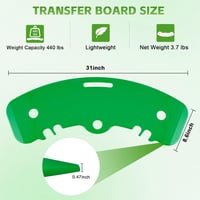 YUCHENGTECH Áthelyező Csúszólap Kerekesszékeseknek - Csúszómatrac Betegápoláshoz - 200 kg Teherbírás - 79x22 cm 2