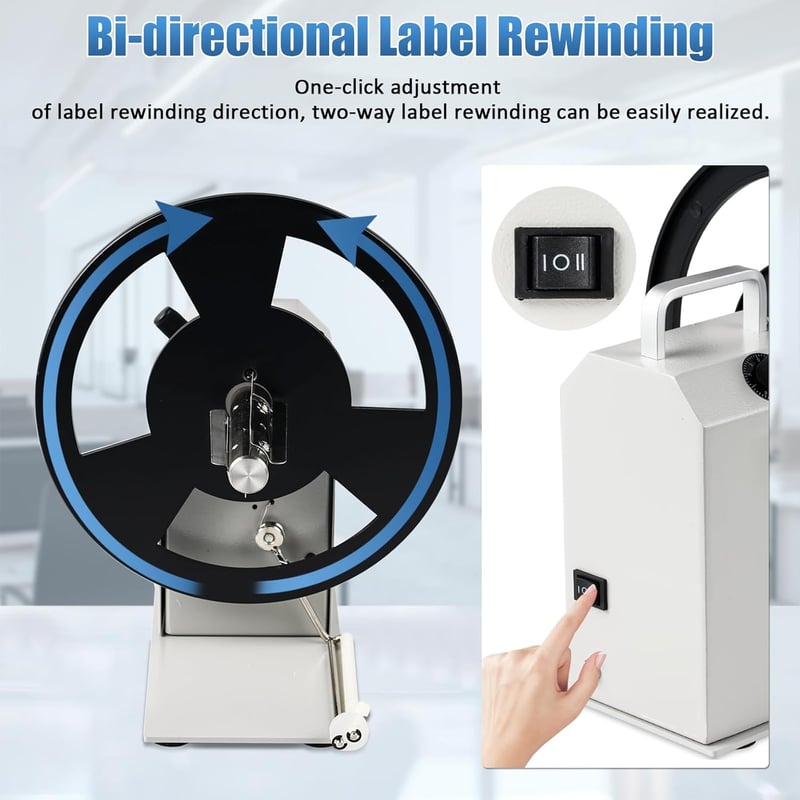 YUCHENGTECH Automata Címketekercs 120mm Szélesség Állítható Sebesség - White