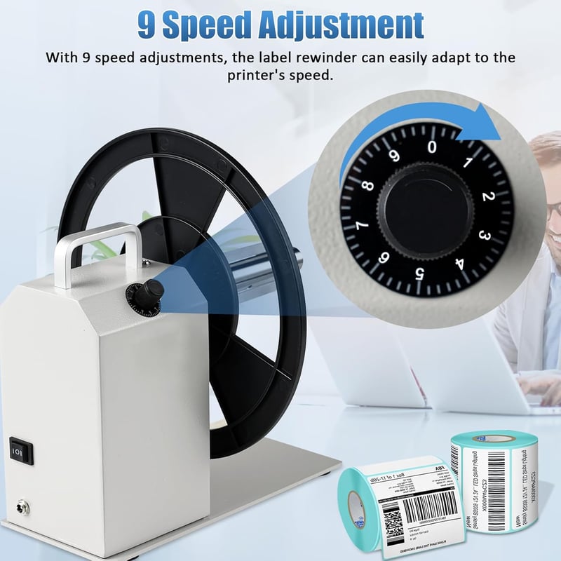 YUCHENGTECH Automata Címketekercs 120mm Szélesség Állítható Sebesség - White