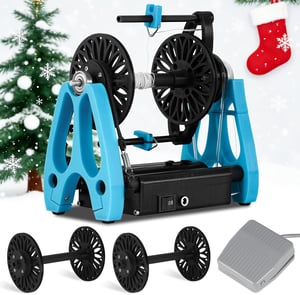 Dispozitiv electric de tors YUCHENGTECH cu pedală, 12V, pentru lână, cu regulator de viteză