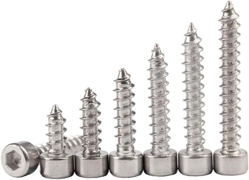 Yudesun 304 Rozsdamentes Hatszögfejű Csavarok, M4x14 (50db)