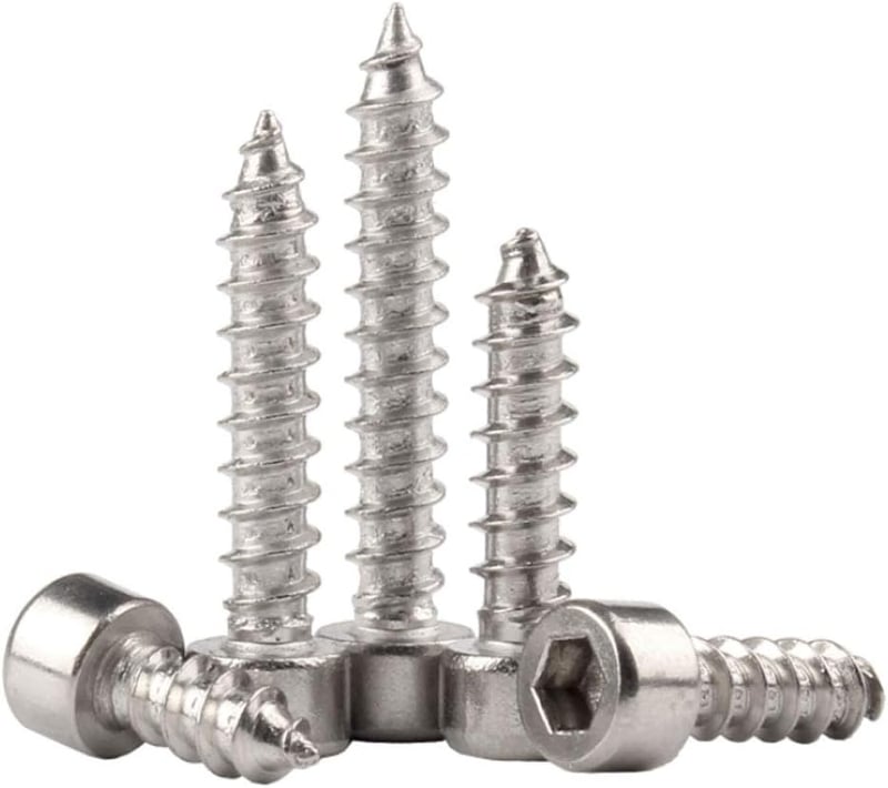 Yudesun 304 Rozsdamentes Hatszögfejű Csavarok, M4x14 (50db)