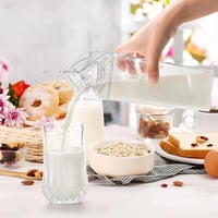 Yudobliss 1000ml Tejkarton Palack 2db Átlátszó Újrahasználható Italtartó 4