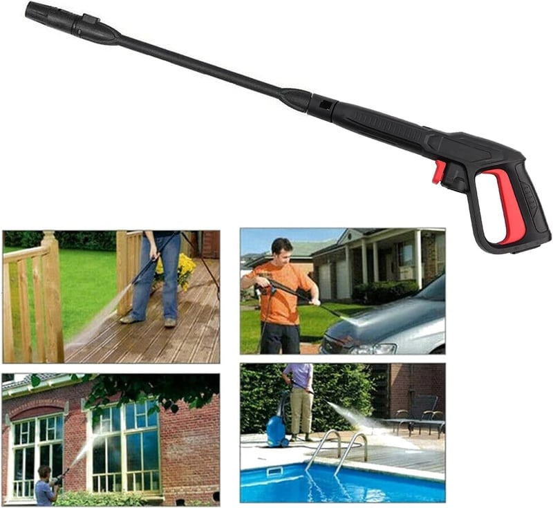 YUET Trigger Magasnyomású Mosópisztoly Bosch AQT Black Decker Kompatibilis