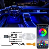 YUGUANG 5az1-ben autó LED szalag RGB 600cm music sync, app vezérlés 9