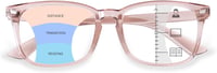 YUKANG Multifokális Olvasószemüveg Kék Fény Szűrő TR90 Könnyű Unisex 1