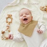 Set 5 Scutece din Muselină Yukkidds pentru Bebeluși, 60x60 cm, Textile Moi, Lavabile, Lavete pentru Regurgitare 4