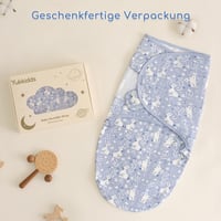 Păturică înfășat Yukkidds Pucksack pentru nou-născuți și bebeluși de 1-3 luni, sac de înfășare tip scutece pentru nou-născuți 7