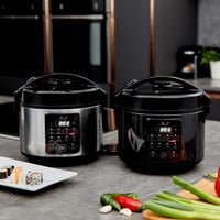 Varič ryže Yum Asia Kumo YumCarb s keramickou nádobou a technológiou Fuzzy Logic, objem 1 liter (5,5 šálky), 5 programov na varenie ryže a 3 multifunkčné programy, 220-240V EÚ zástrčka, tmavá nehrdzavejúca oceľ 10