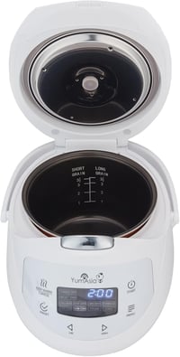 Yum Asia Panda Mini rizsfőző Ninja kerámia edénnyel, 0,63L, fehér - Arctic White 5