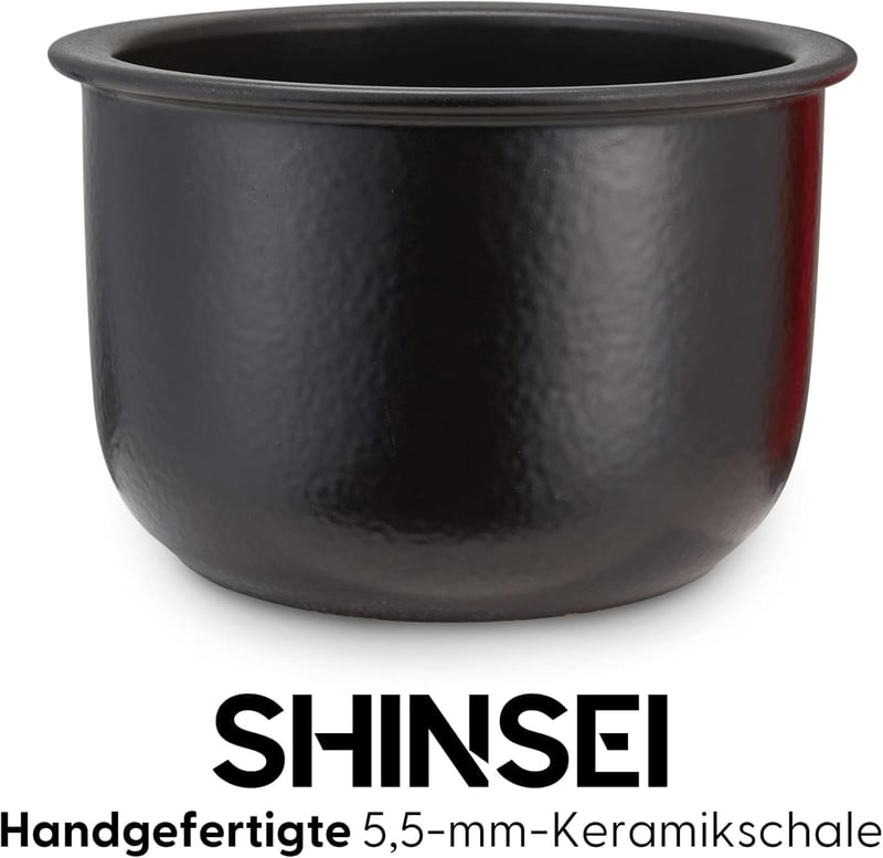 Yum Asia Tsuki Mini rizsfőző Shinsei kerámia edénnyel, 2,5 csésze, 5 funkcióval