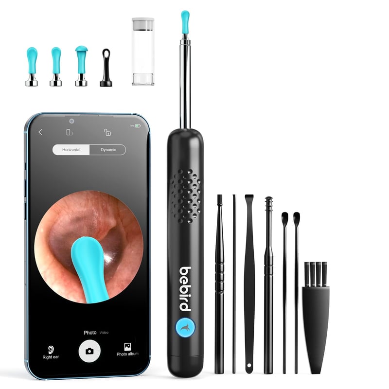 Yumika Fülvizsgáló Otoszkóp Kamera 1080P HD 6 LED-del iOS és Android Okostelefonhoz Fültisztító Endoszkóp