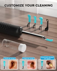 Yumika Fülvizsgáló Otoszkóp Kamera 1080P HD 6 LED-del iOS és Android Okostelefonhoz Fültisztító Endoszkóp 4