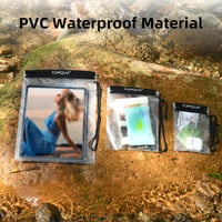 YUMQUA vízálló táska kamera telefon iPad dokumentum tároláshoz utazáshoz - Black 3