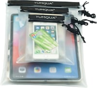 YUMQUA vízálló táska kamera telefon iPad dokumentum tároláshoz utazáshoz - Black 6