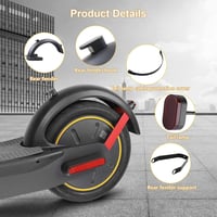 Yungeln LED hátsó sárvédő Segway Ninebot Max G30/G30 LP elektromos rollerhez 6