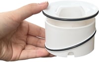 YUNLI Tempoplex 6958.1-821 szagcsapda zuhanycső 62,5mm tömítéssel 5