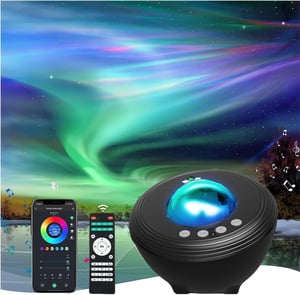 YunLone Csillagos Ég Projektor WiFi Aurora RGB Dimmer Bluetooth Hangszóróval