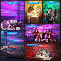 YunLone Csillagos Ég Projektor WiFi Aurora RGB Dimmer Bluetooth Hangszóróval 6