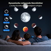 Proiector Galaxy YunLone 13 în 1, Planetariu, Proiector de stele pentru dormitor, Lampă cu nebuloasă cu rotație 360°, Lumină de noapte cu cer înstelat, 12 discuri cu sistem solar, constelații și lună, pentru copii și adulți 5