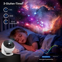 Proiector Galaxy YunLone 13 în 1, Planetariu, Proiector de stele pentru dormitor, Lampă cu nebuloasă cu rotație 360°, Lumină de noapte cu cer înstelat, 12 discuri cu sistem solar, constelații și lună, pentru copii și adulți 4