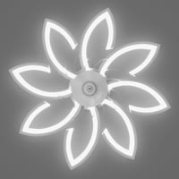 YUNLONG 90 cm Mennyezeti Ventilátor LED Világítással - Csendes DC Motor, 6 Sebességes, Távirányítós, Fehér, Hálószobába, Nappaliba 9
