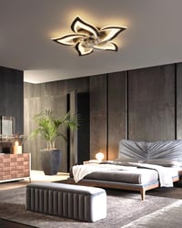 YUNLONG Okos Mennyezeti Ventilátor LED Világítással - Alexa és Google Kompatibilis, 6 Sebességű DC Motor, Nyári-Téli Üzemmód, Távirányítós,  8