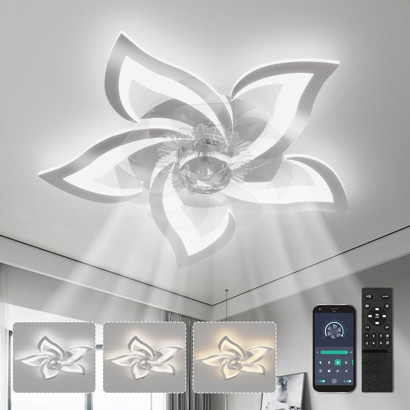 YUNLONG Mennyezeti Ventilátor Lámpával - Króm Dizájn, Távirányítós, 6 Sebességű DC Motor, Állítható Fényerő, Nyári-Téli Üzemmód

AI: I've cr