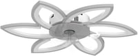 YUNLONG Okos Mennyezeti Ventilátor Virág Dizájnnal, Szabályozható LED Világítással, Alexa Kompatibilis, Távirányítóval, Bluetooth Vezérlés 4