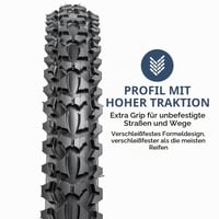 Sada skladacích plášťov a duší na bicykel YunSCM 18x1.95, 2x plášť a 2x duša s ventilom AV32mm, ETRTO 54-355, kompatibilné s rozmermi 18x1.75 a 18x2.0 5
