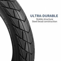 Set 2 anvelope bicicletă YunSCM 12,5 inchi 12 1/2 x 2 1/4 (57-203) și 2 camere de aer 12,5 inchi cu valvă Schrader pentru bicicletă copii 3