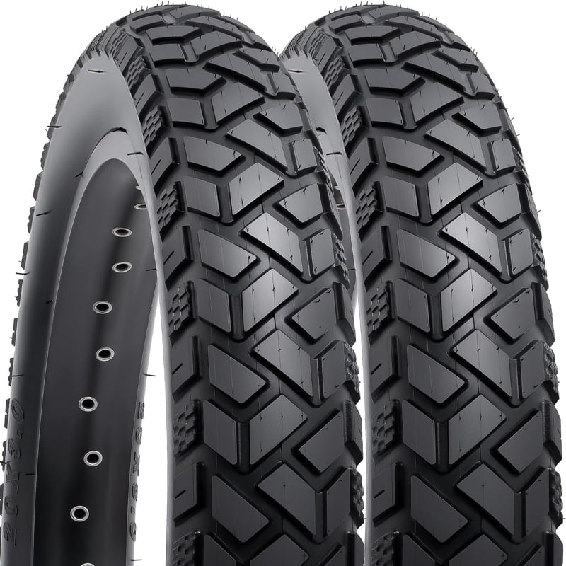 YunSCM 2 ks 20-palcových plášťov na fat bike 20x3.0 (76-406) pre elektrobicykel Y-1530 na zimné a mestské použitie