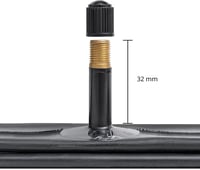 YunSCM vastagított kerékpárbelső 27,5", 64/76-584, 2,5-3,0 szélesség, AV 32 mm - 2 db 6