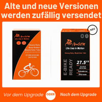 YunSCM vastagított kerékpárbelső 27,5", 64/76-584, 2,5-3,0 szélesség, AV 32 mm - 2 db 2
