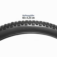 YunSCM 2 ks 60TPI nylonový plášť na bicykel odolný voči defektom 26 palcov 26x2.10 (54-559) skladateľný plášť pre MTB, mestské a trekingové bicykle 8