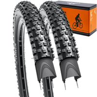 YunSCM 2 ks 60TPI nylonový plášť na bicykel odolný voči defektom 26 palcov 26x2.10 (54-559) skladateľný plášť pre MTB, mestské a trekingové bicykle 1