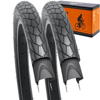 YunSCM 2 ks 60TPI nylonová plášťová pneumatika na bicykel odolná proti prepichnutiu 26 palcov 26x1,50 (40-559) skladacia pre mestské a cestné bicykle 1
