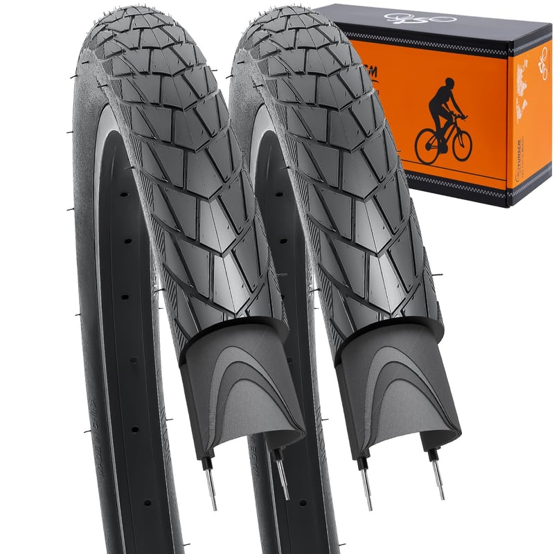 YunSCM 2 ks 60TPI nylonová plášťová pneumatika na bicykel odolná proti prepichnutiu 26 palcov 26x1,50 (40-559) skladacia pre mestské a cestné bicykle