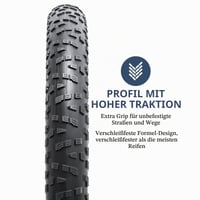 YunSCM 2 ks MTB plášť na bicykel 27,5 x 3,0 (75-584) 60TPI nylon, odolný proti prepichnutiu, vhodný do mesta aj do terénu 3