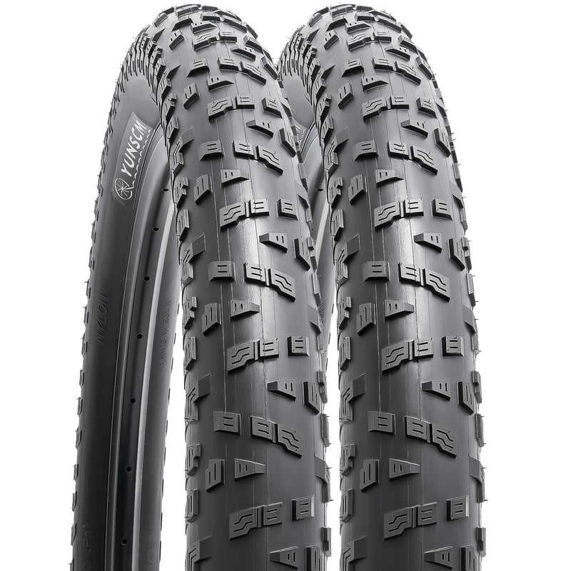 YunSCM 2 ks MTB plášť na bicykel 27,5 x 3,0 (75-584) 60TPI nylon, odolný proti prepichnutiu, vhodný do mesta aj do terénu