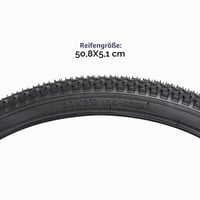 YunSCM 2 ks skladacích 20-palcových plášťov na bicykel 20x2.0 (54-406) pre mestské a cestné bicykle, kompatibilné s rozmerom 20x1.95 7