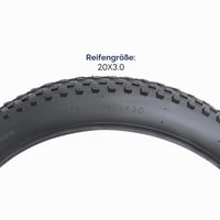 YunSCM 2 ks Skladací plášť na bicykel 20 palcov 20x3.0 (76-406) pre elektrobicykle, MTB a mestské bicykle 6