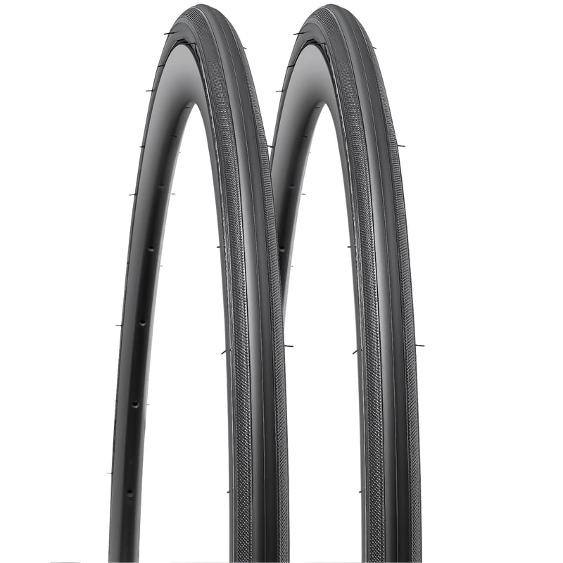 Sada 2 skladacích plášťov na cestný bicykel YunSCM 700C 700x23C (23-622), kompatibilné s rozmermi 700x21C, 700x22C, 700x24C a 700x25C